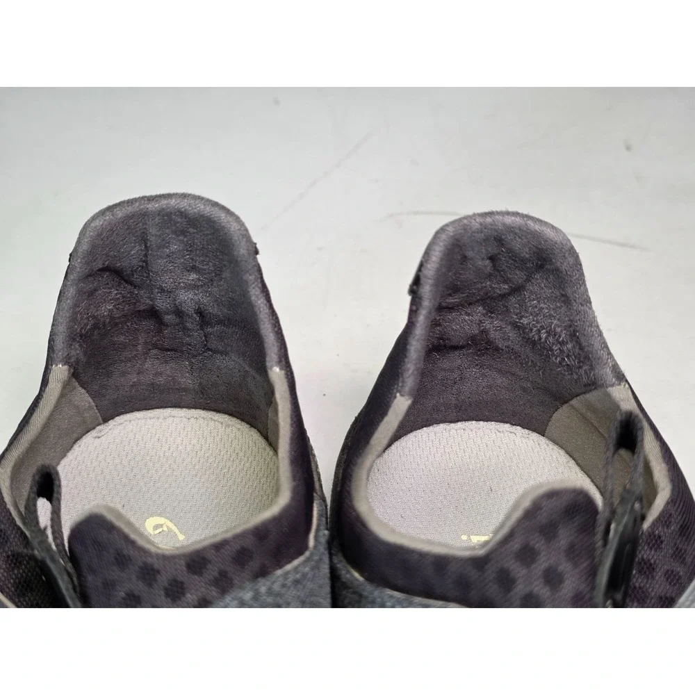 Olukai‎ Nanea Li Men's Sneakers Size 9.5 Gray Black Lace Up Casual Comfort Shoes